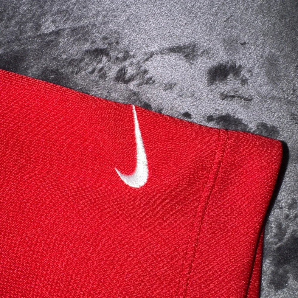 Nike Golf Dri-FIT Polo Shirt Mens XL Red Short Sleeve Embroidered Swoosh Logo